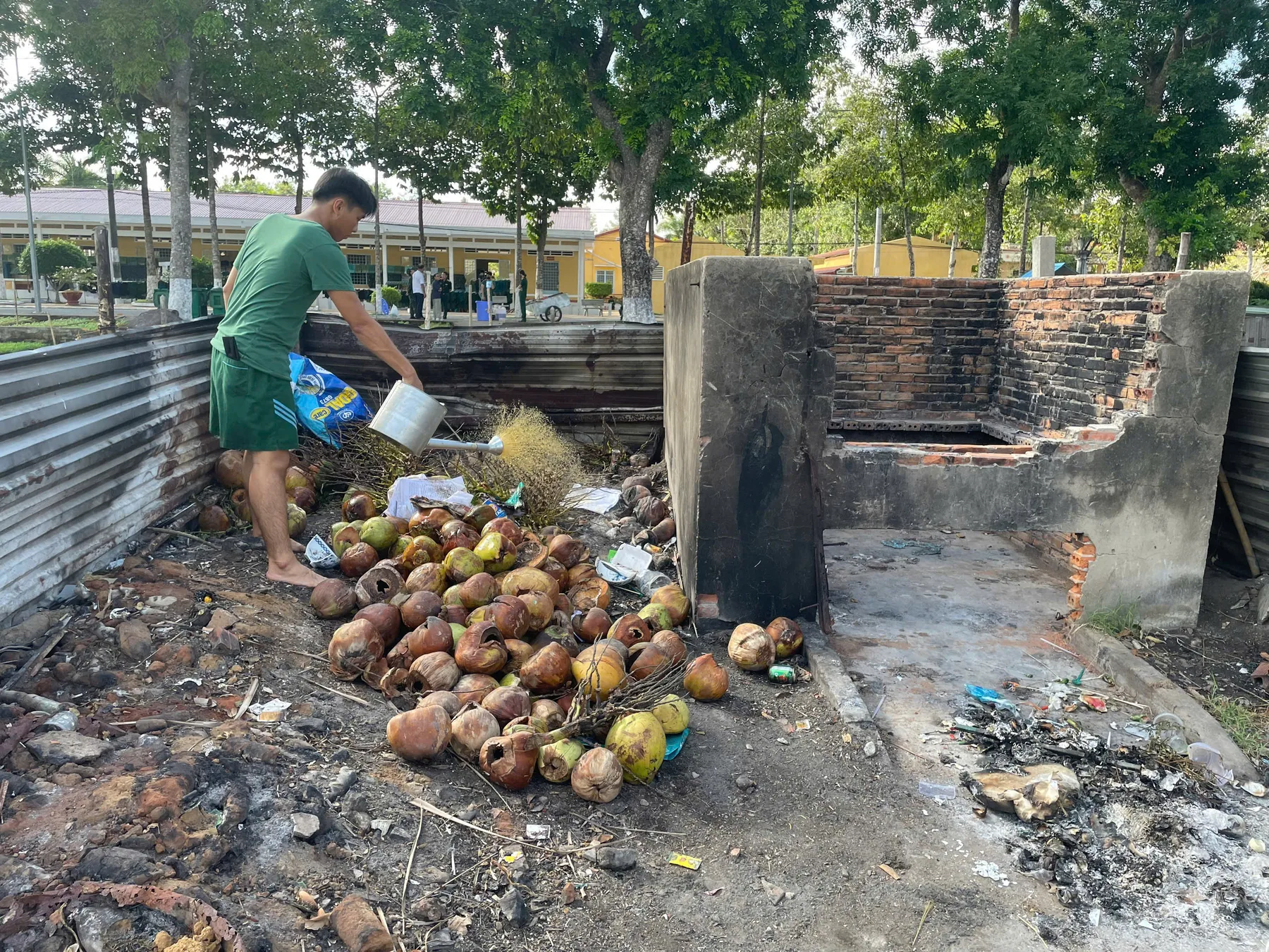 Organic waste documented during the Soc Trang pilot